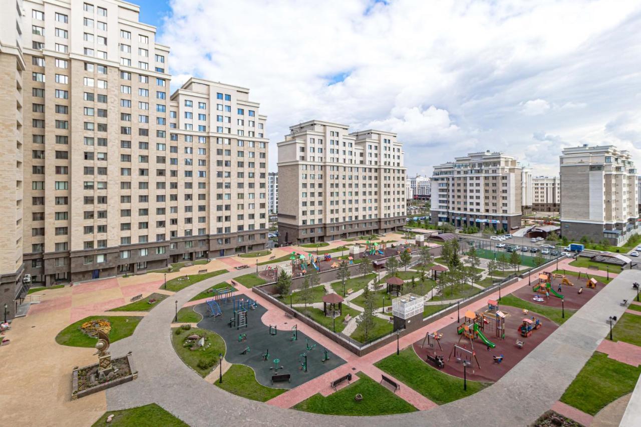 Квартира в центре Нур-Султана Астана Экстерьер фото